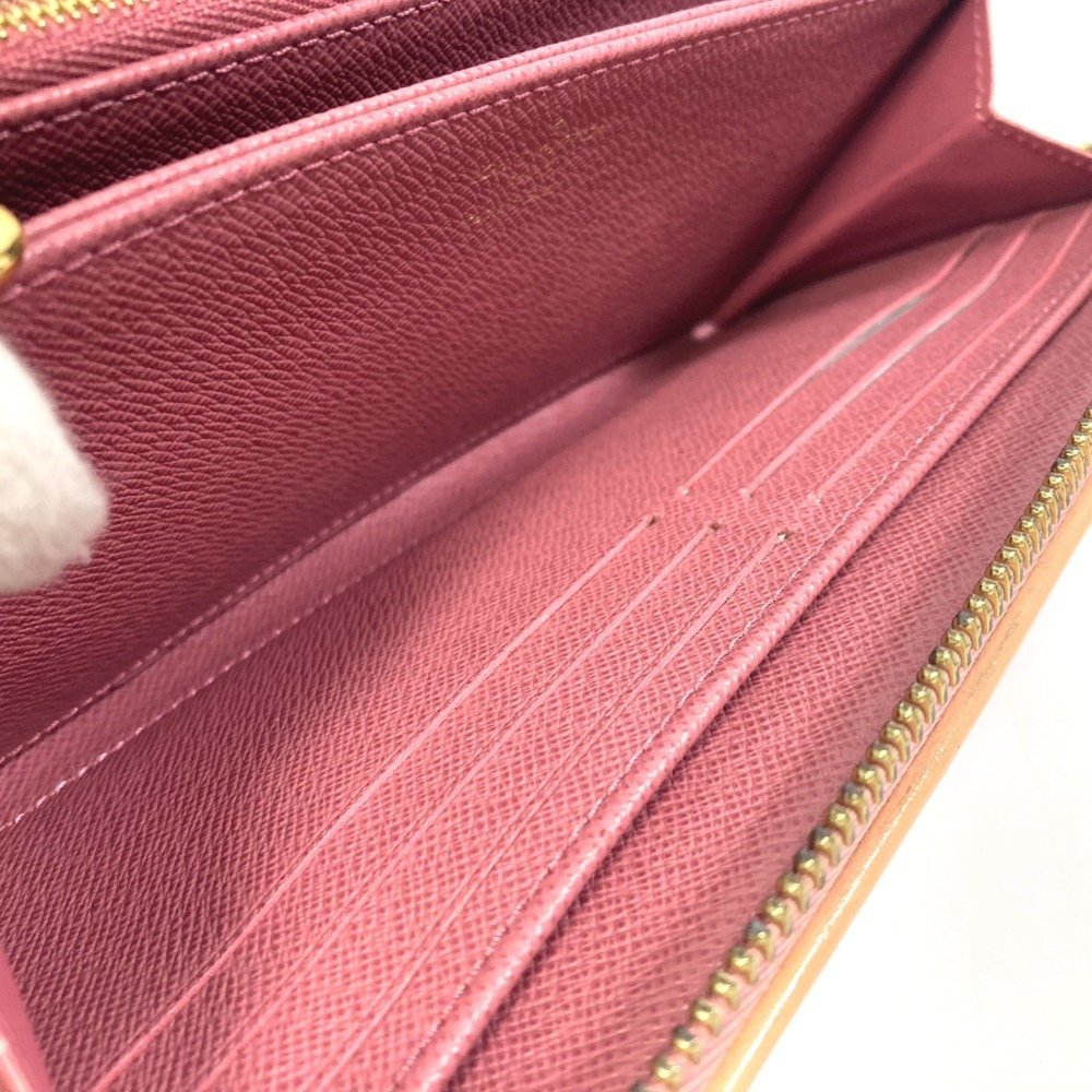 LOUIS VUITTON M81182 Monogram Denim Zippy Wallet, Women's, Pink - Picture 12 of 14